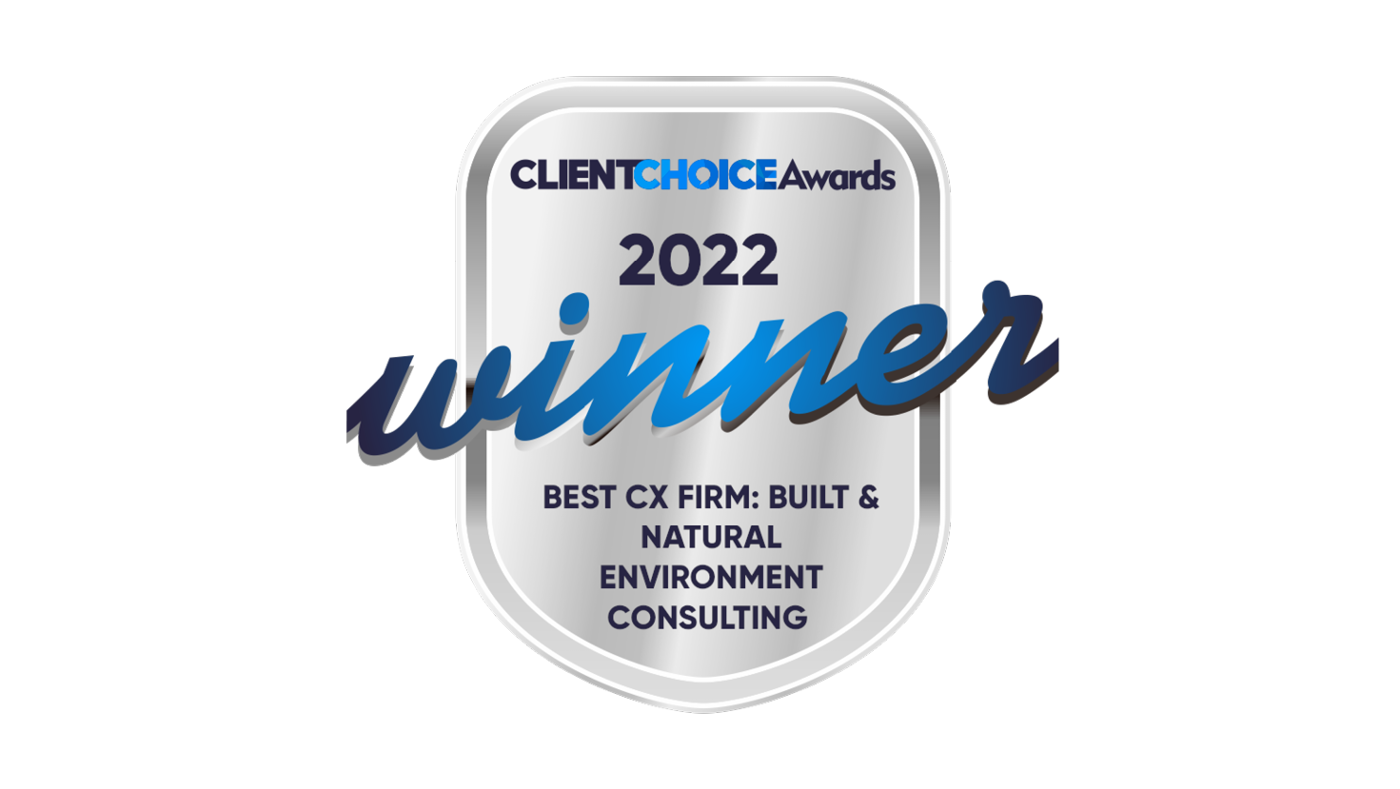 2022 Best CX Firm: Built & Natural Environment Consulting